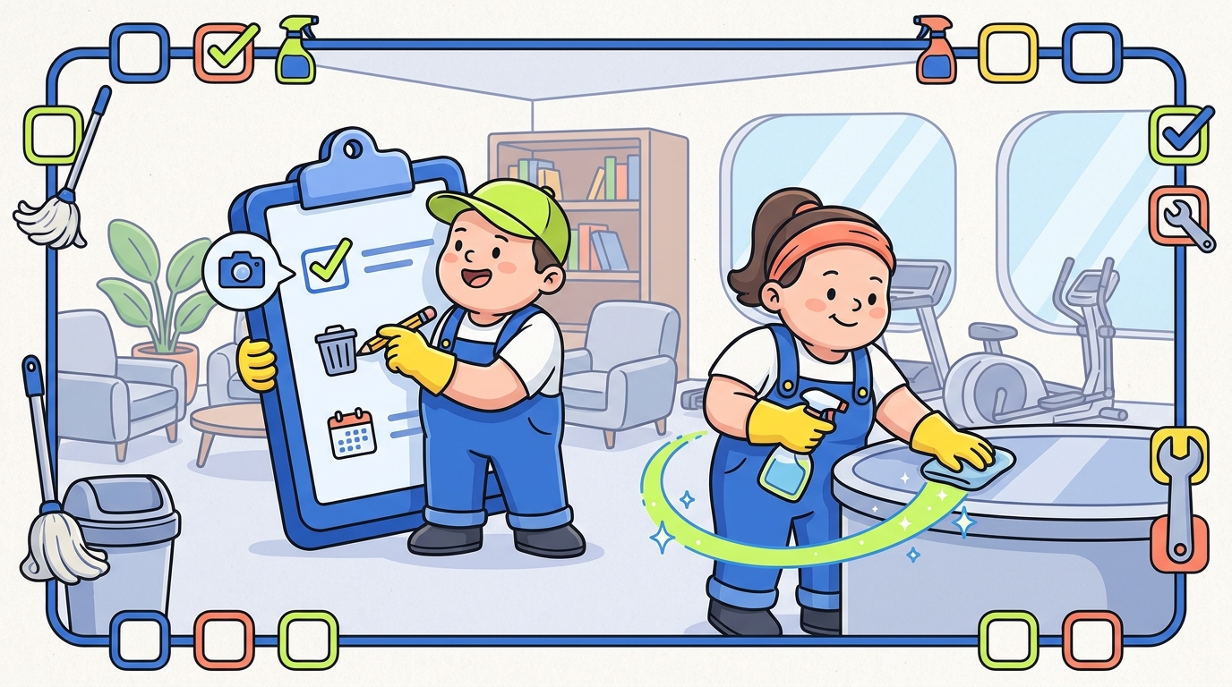 Amenity Room Cleaning Checklist — Property Management