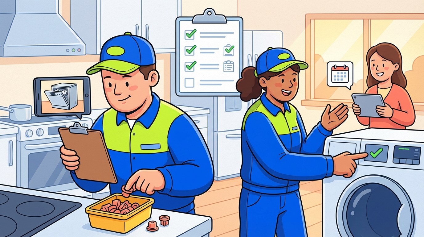 Appliance Repair Closeout Checklist — Field Service