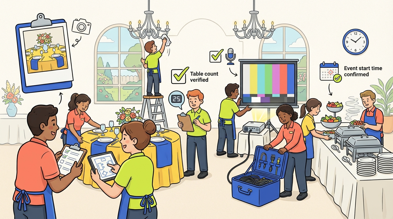 Banquet Room Setup Checklist — Hospitality