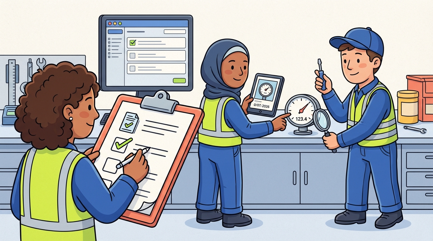 Calibration Verification Checklist — Manufacturing