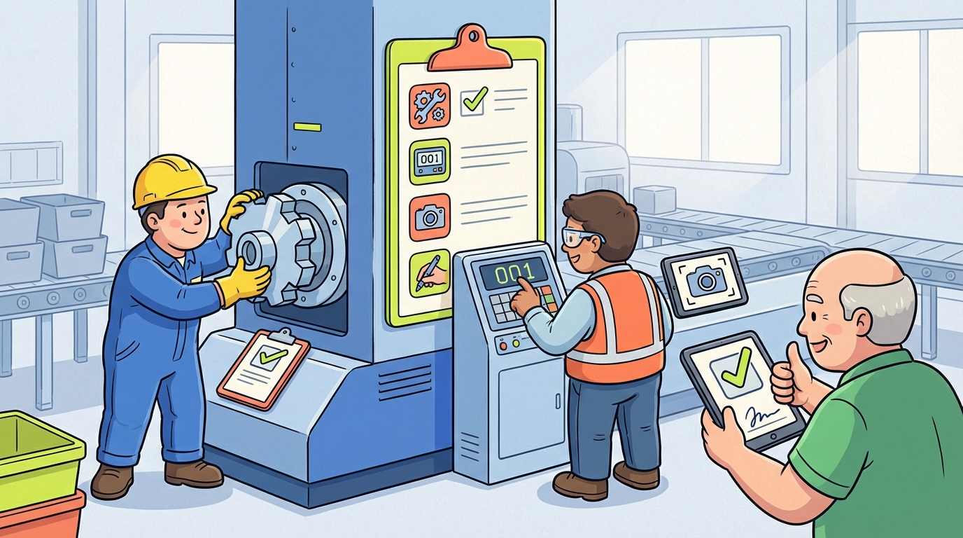 Changeover Setup Checklist — Manufacturing