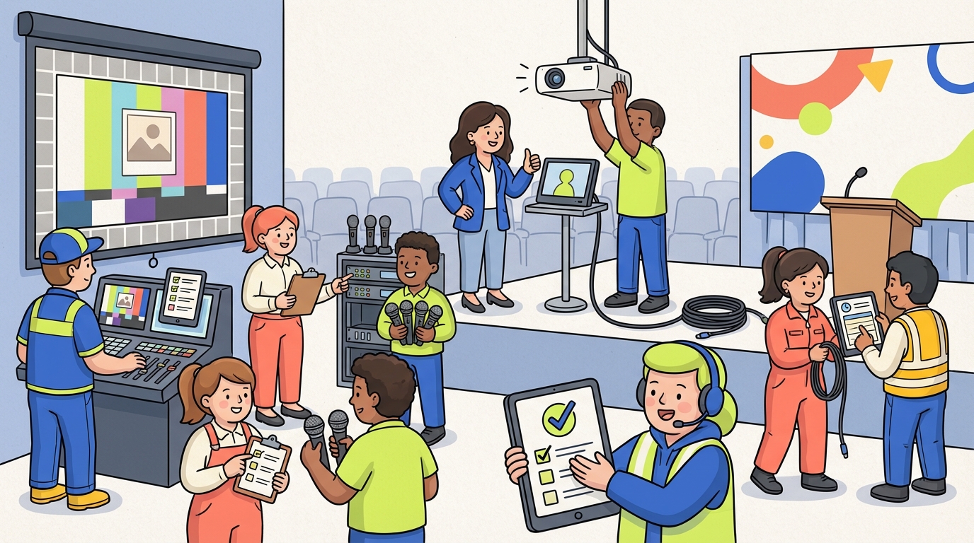 Corporate Town Hall A/V Checklist — Events