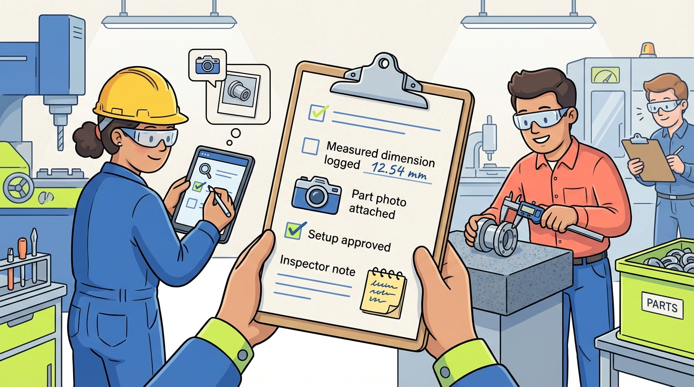 First Article Inspection Checklist — Manufacturing