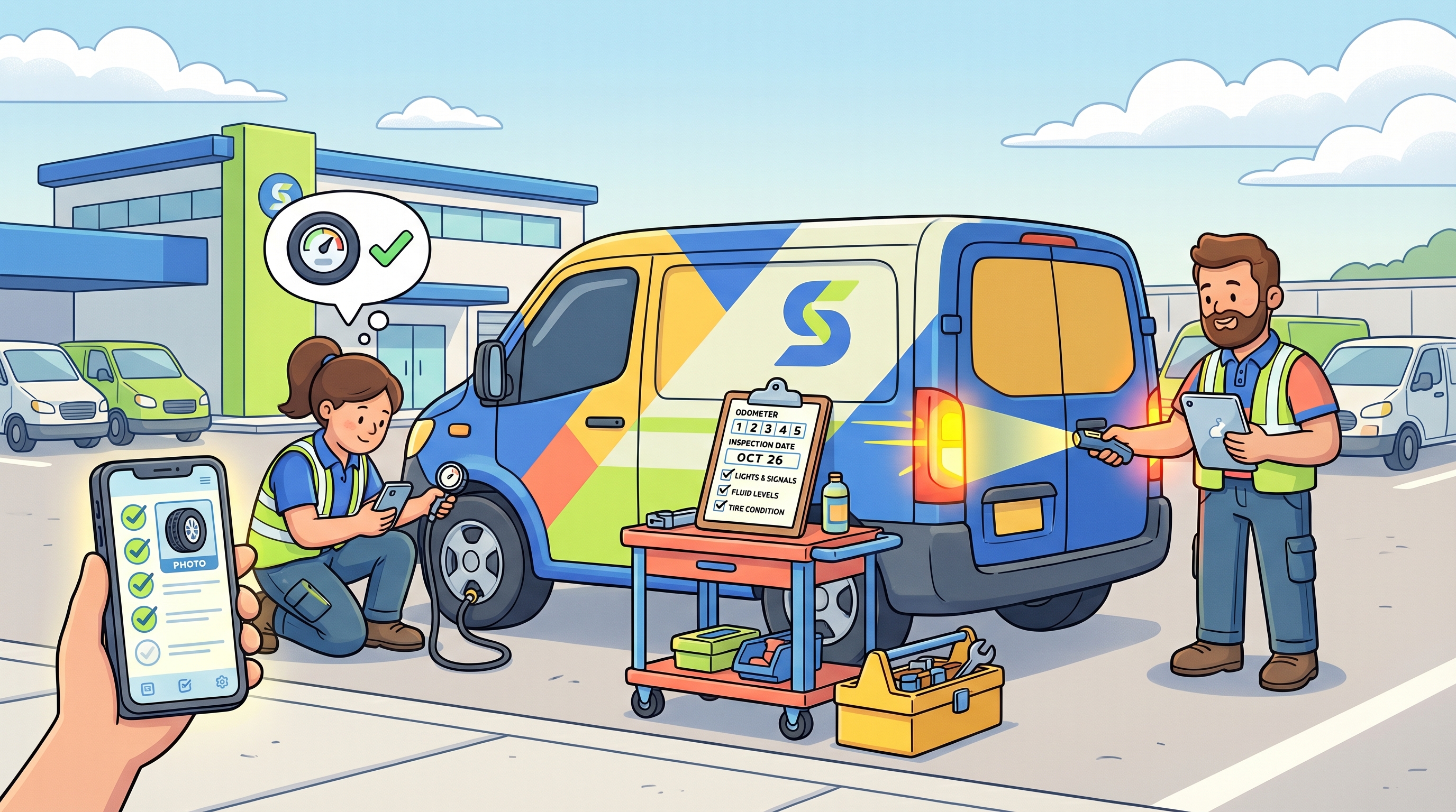 Fleet Vehicle Inspection Checklist — Automotive & Fleet