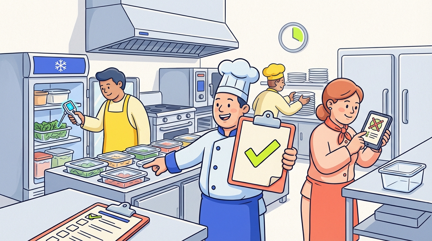 Kitchen Line Check Checklist — Hospitality