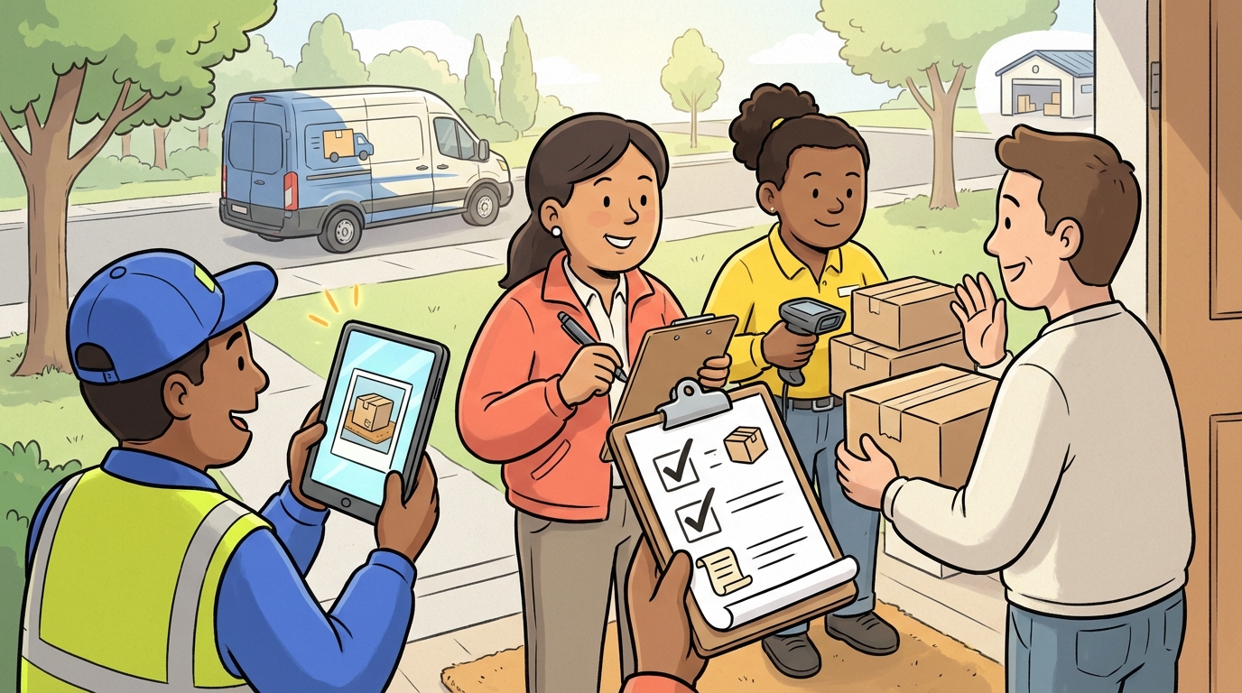 Last Mile Delivery Handoff Checklist — Warehouse & Logistics