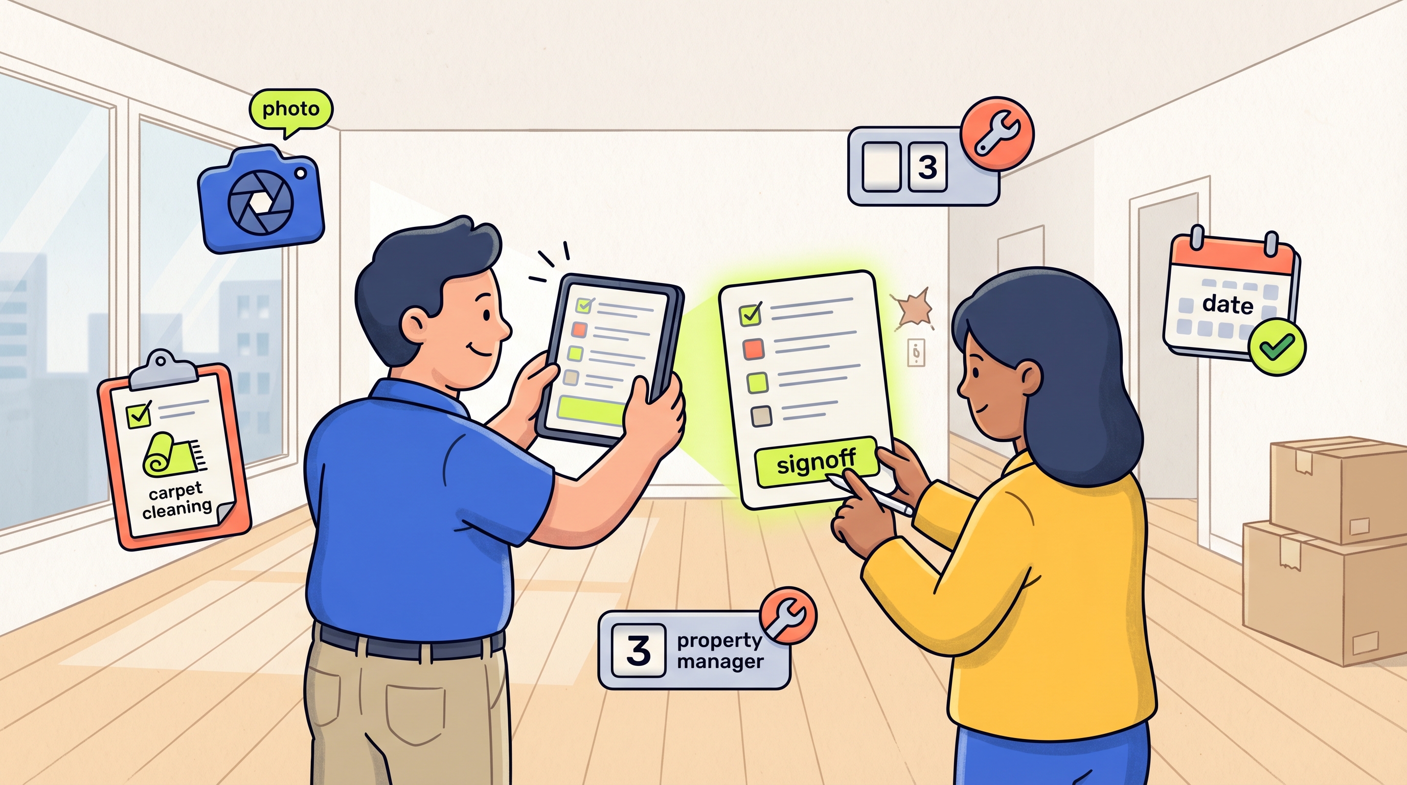 Move-Out Inspection Checklist — Property Management