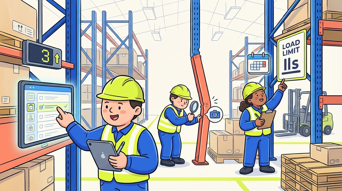 Pallet Rack Inspection Checklist — Warehouse & Logistics