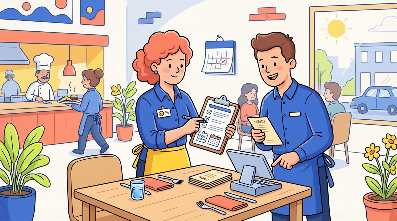 Restaurant Server Training Checklist — Hospitality