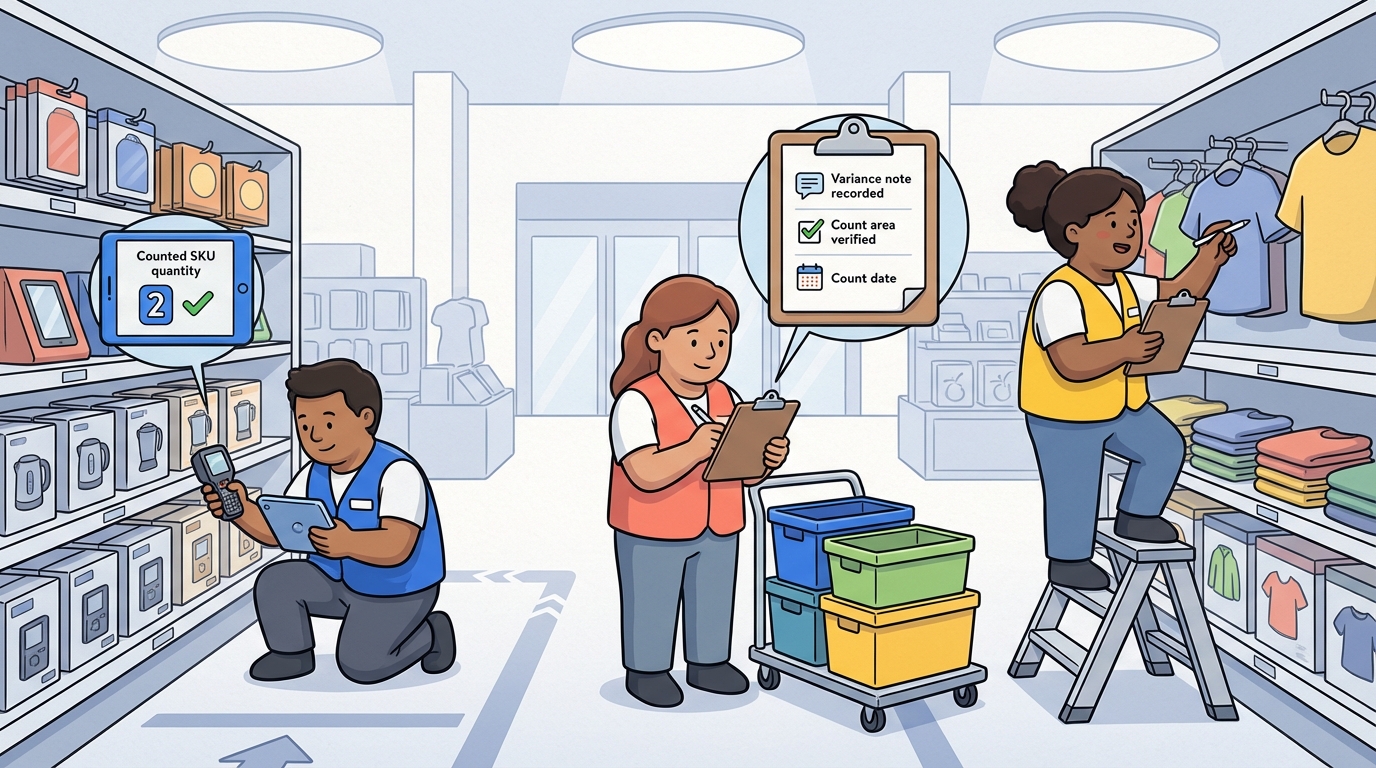 Retail Cycle Count Checklist — Retail