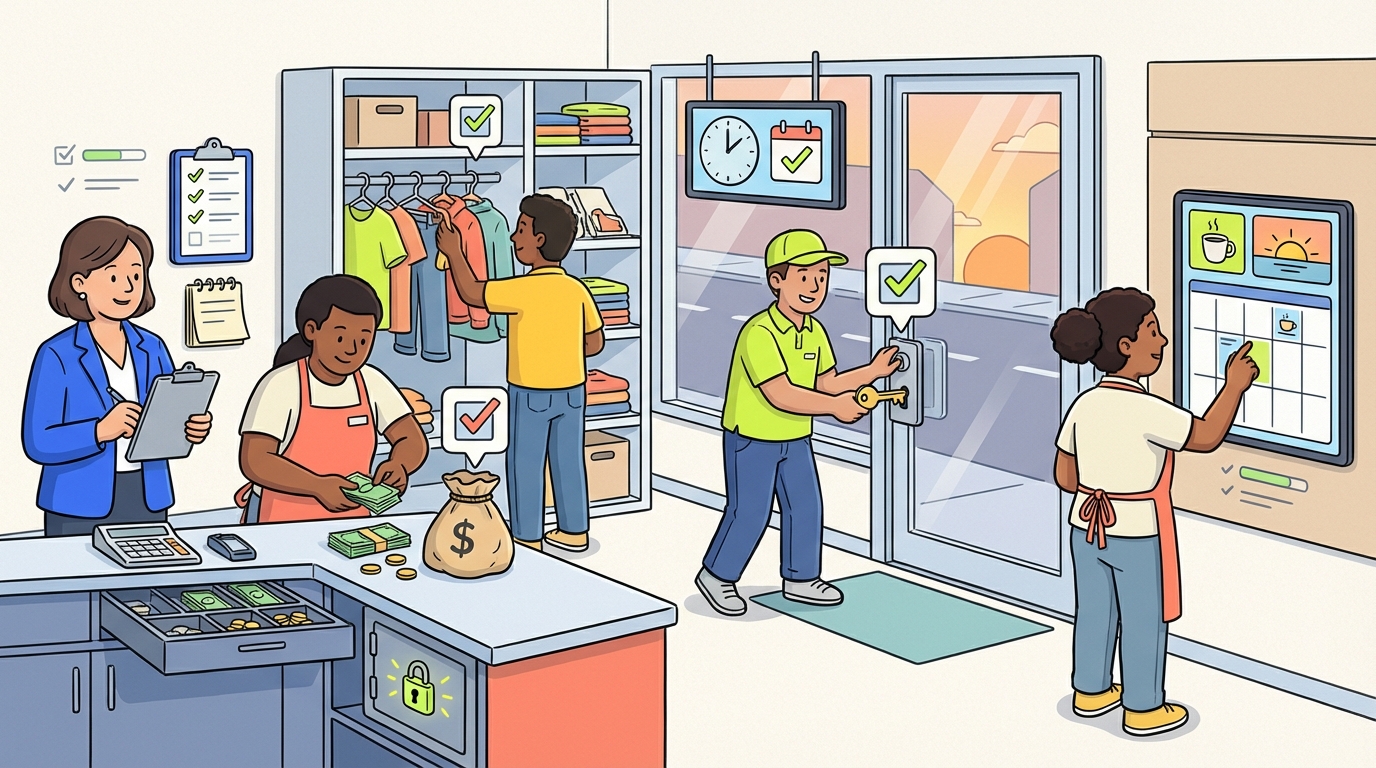 Retail Store Closing Checklist — Retail