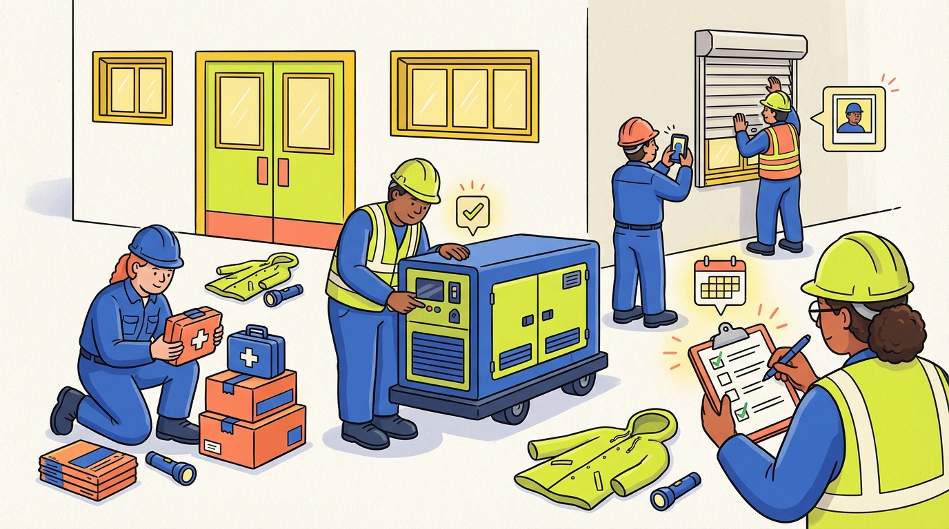 Storm Prep Facility Checklist — Facilities Management