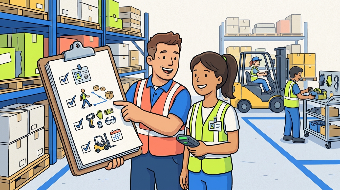 Warehouse Associate Onboarding Checklist — Warehouse & Logistics